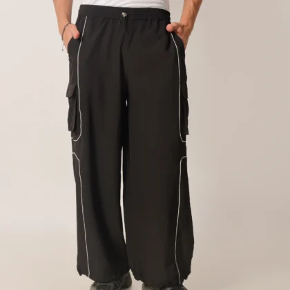 Parachute Pants with Piping for Men